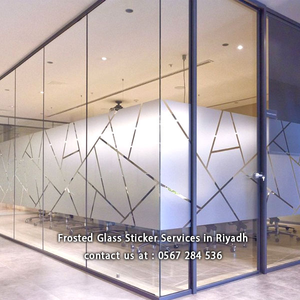 Frosted Glass Sticker Services in Riyadh