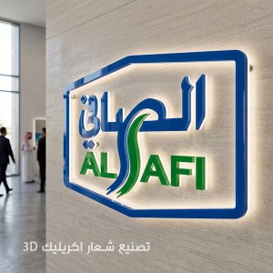 شعار اكريليك داخلي مضيء